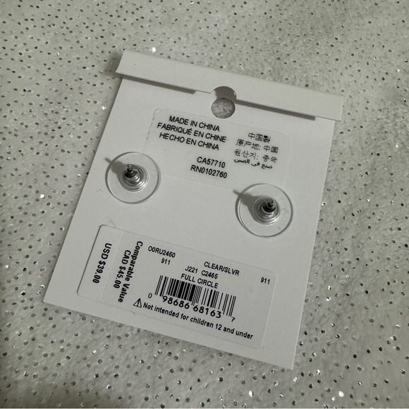 KATE SPADE Silver Flower Earrings - Picture 4 of 4